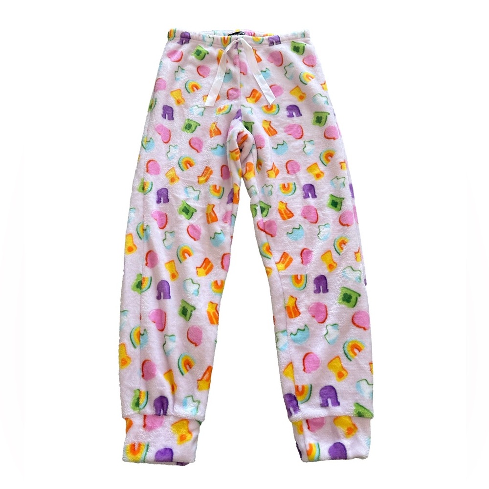 Weekending White Fluffy Lucky Charm Pajama Pants